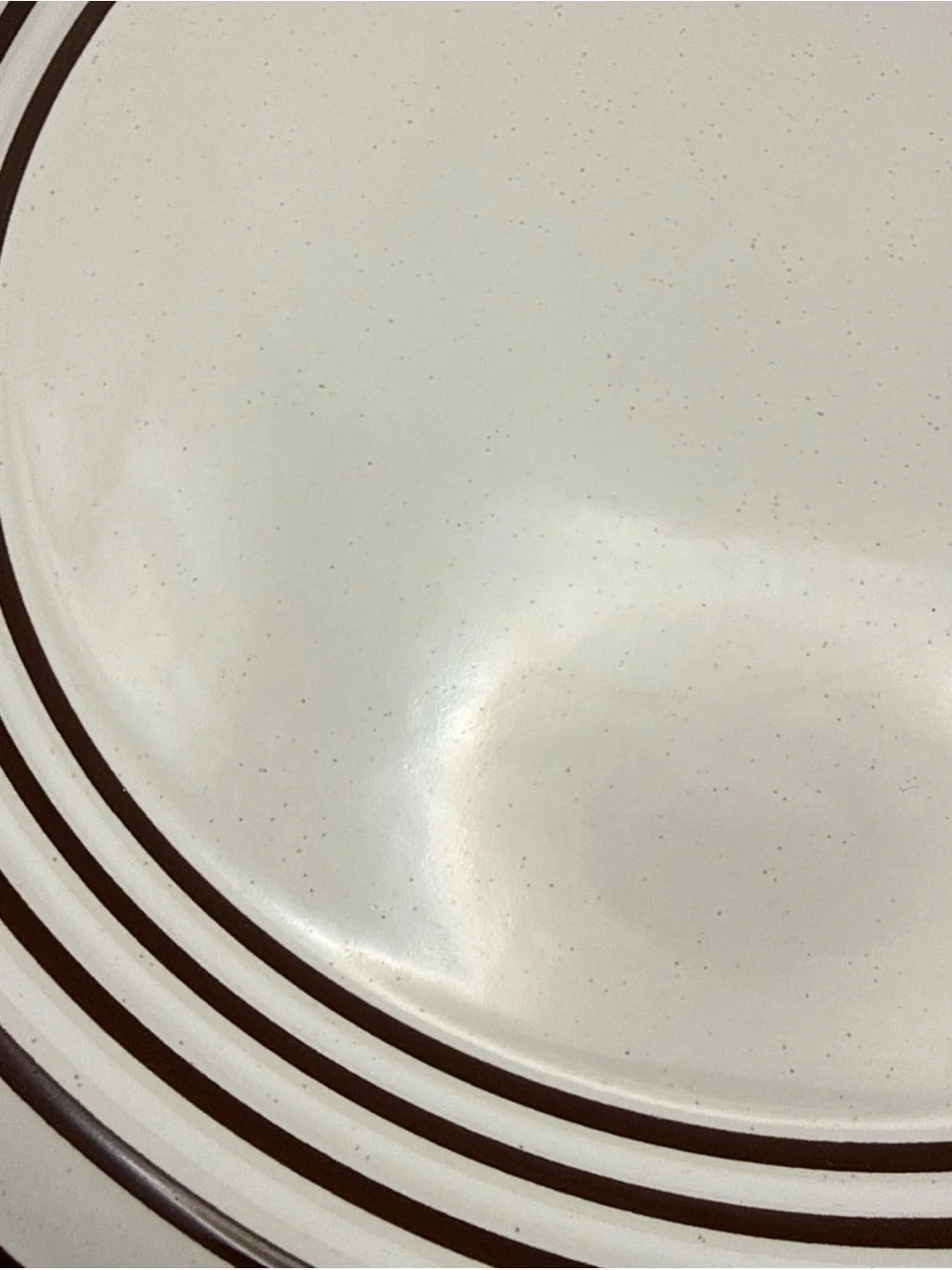 Vintage Back Serve Endura by Wellin Handpainted Round Plate Platter 12